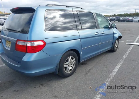 2005 Honda Odyssey Ex из США, поврежденный, VIN 5FNRL38495B042456